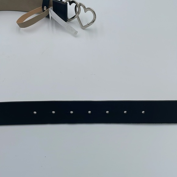Target Black Belt with Silver Heart Buckle - Picture 7 of 7